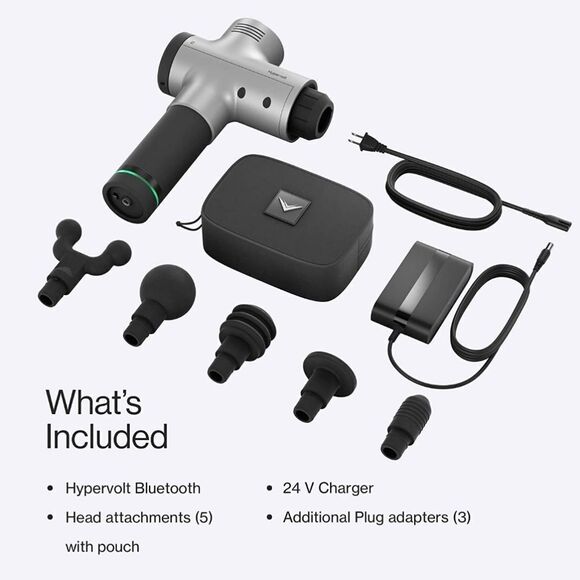 💜HOST PICK NIB Hyperice Hypervolt Bluetooth Handheld Massager & Attachments - Picture 11 of 12
